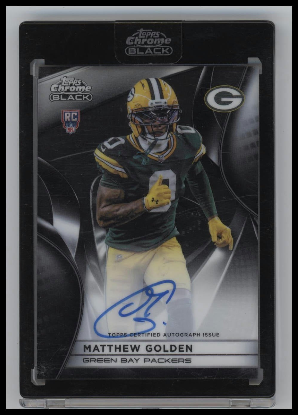 2025 Topps Chrome Black Rookie Autographs Matthew Golden AU #RAU-MGO