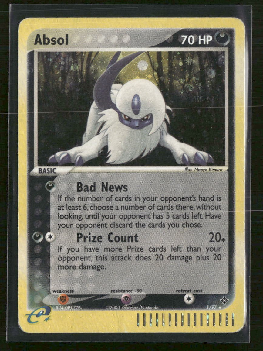 EX Dragon Absol #1/97 (Damaged)