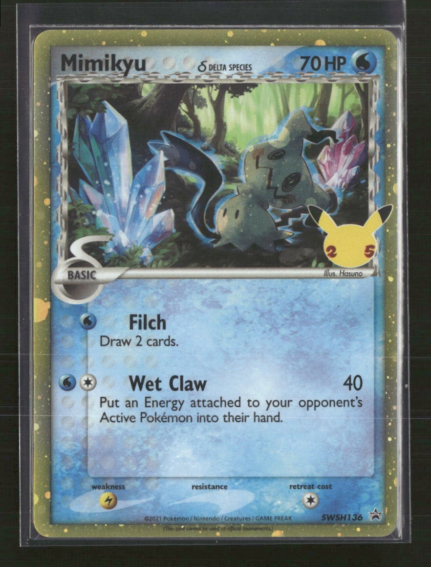 SWSH: Sword & Shield Promo Cards Mimikyu (Delta Species) #SWSH136