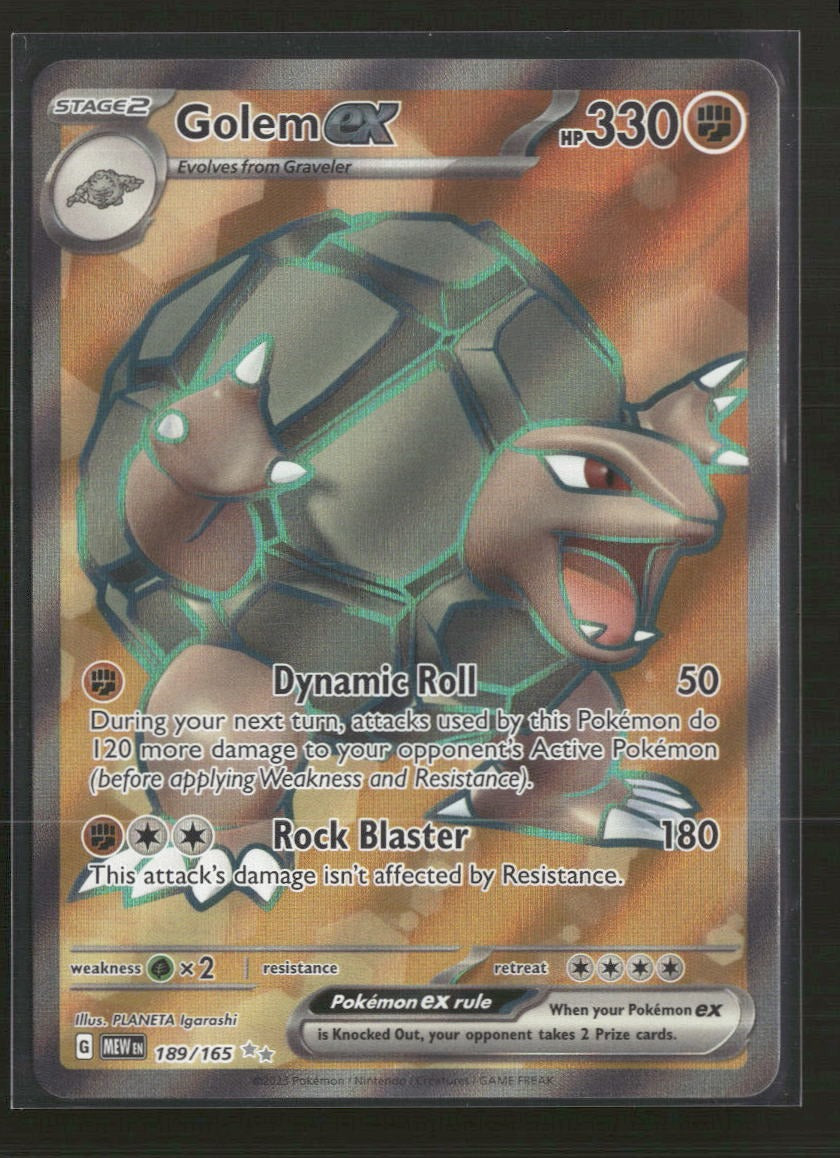 SV: Scarlet & Violet 151 Golem ex #189/165