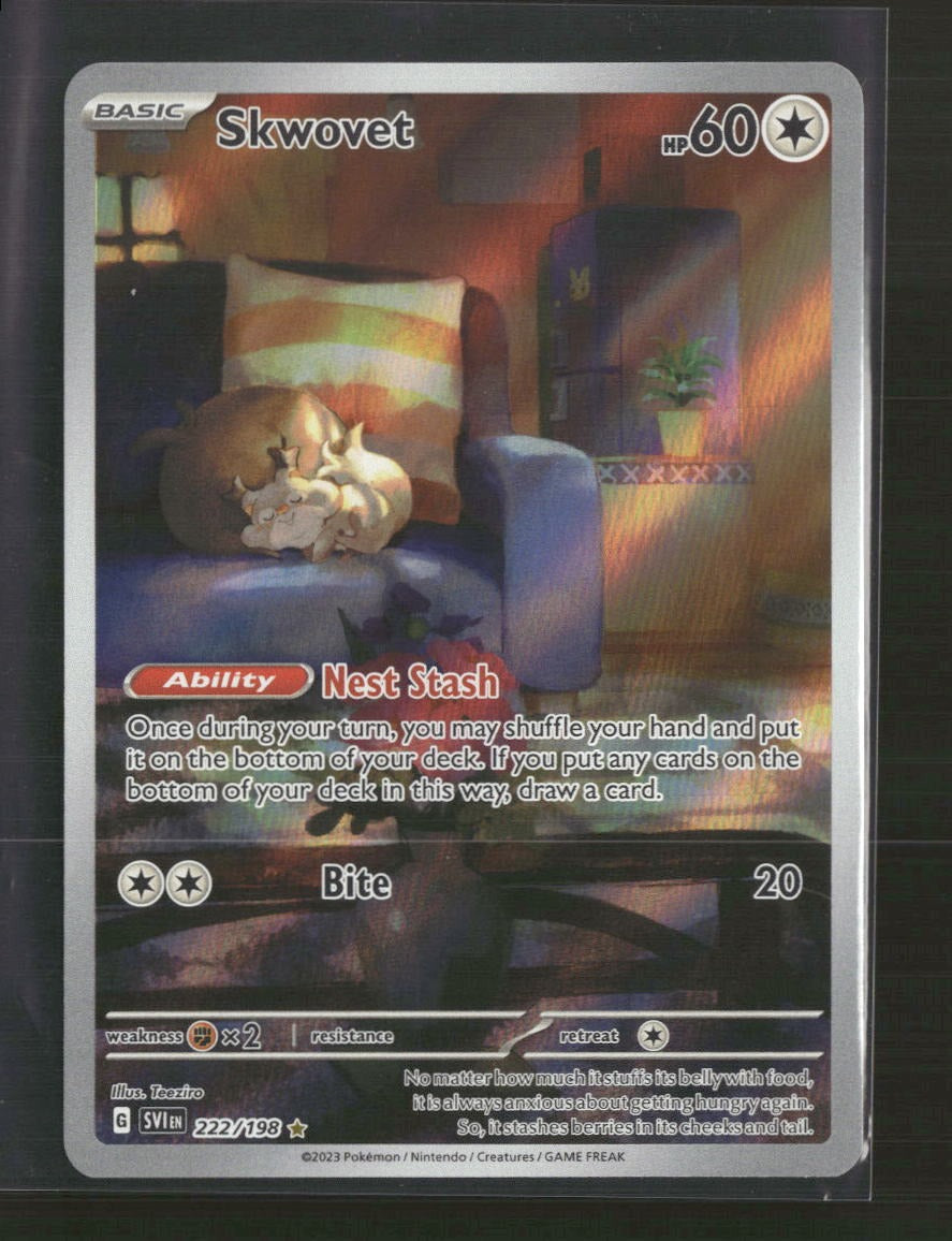 SV01: Scarlet & Violet Base Set Skwovet #222/198