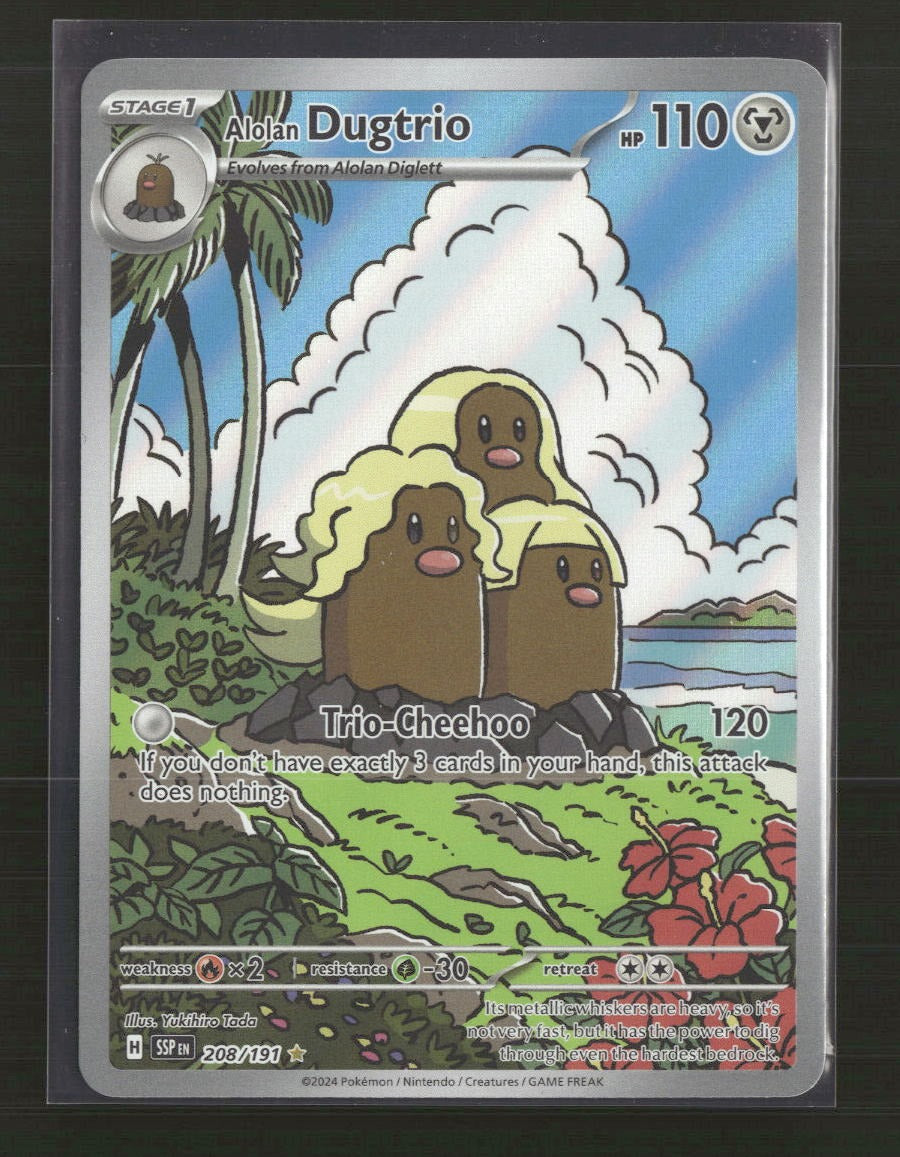 SV08: Surging Sparks Alolan Dugtrio #208/191