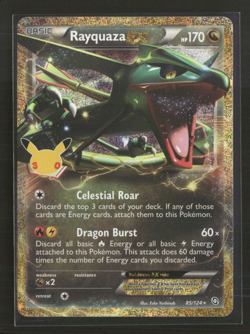 ME: 30th Celebration Classic Collection Rayquaza EX #85/124