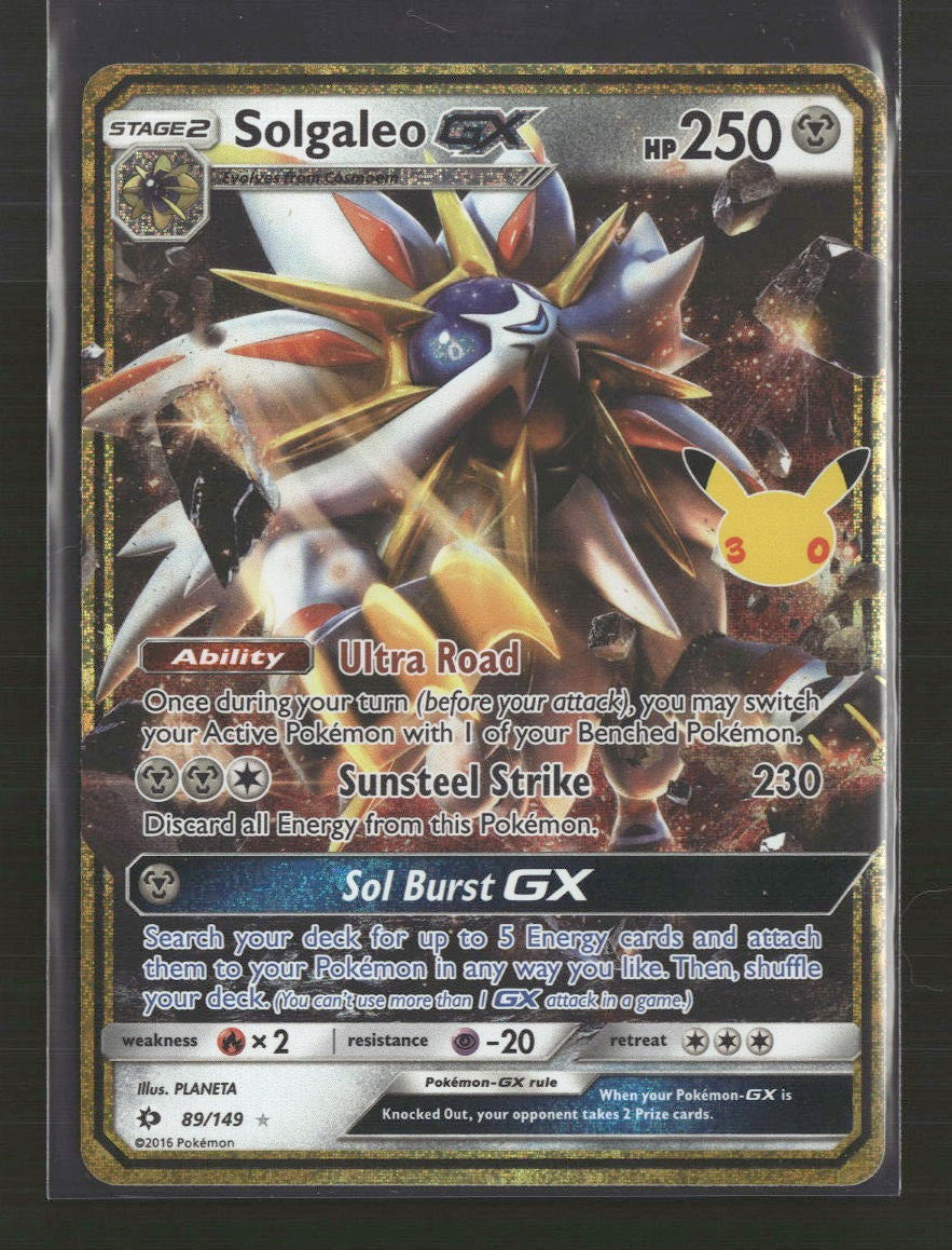ME: 30th Celebration Classic Collection Solgaleo GX #89/149