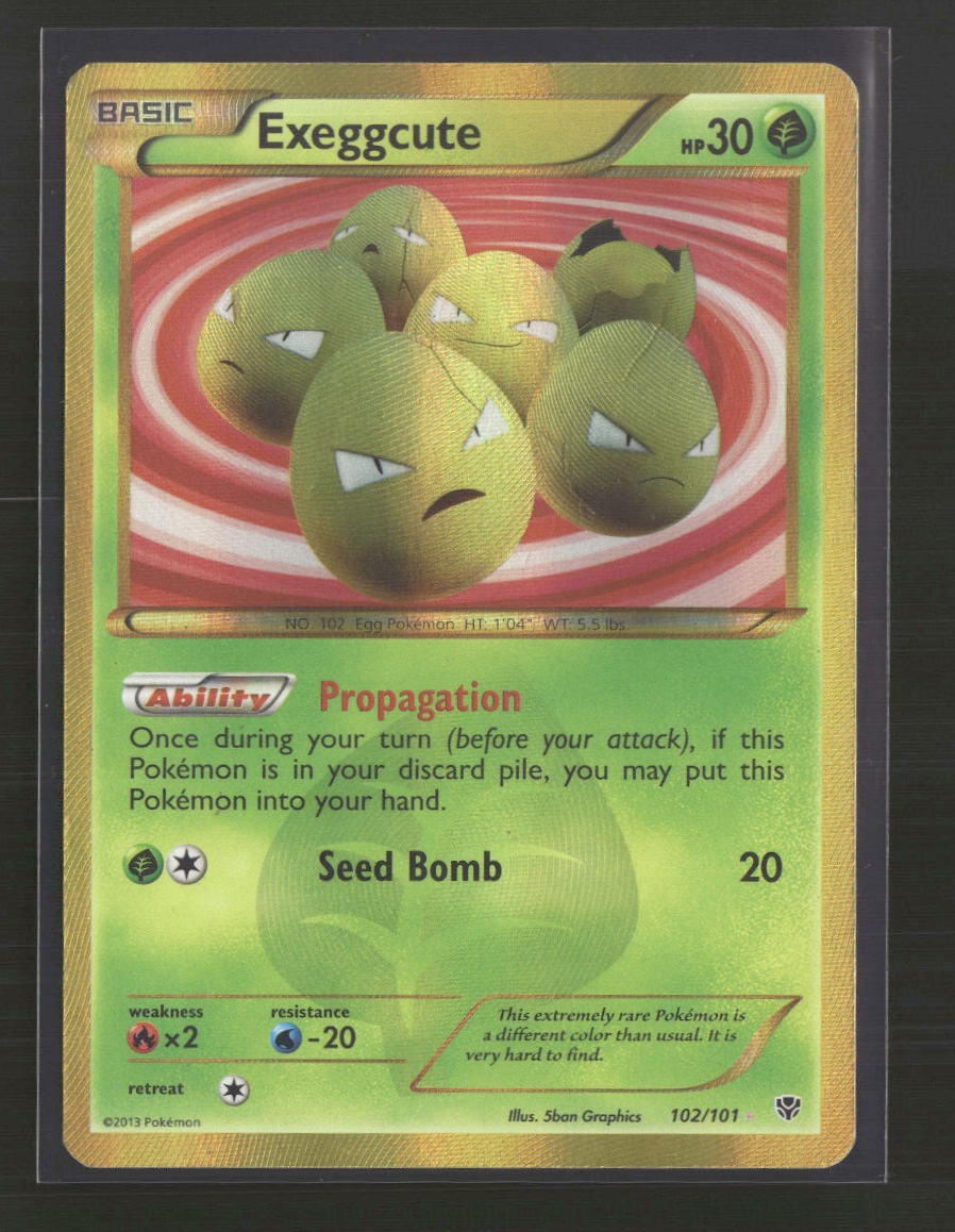 Plasma Blast Exeggcute (102 Secret Rare) #102/101