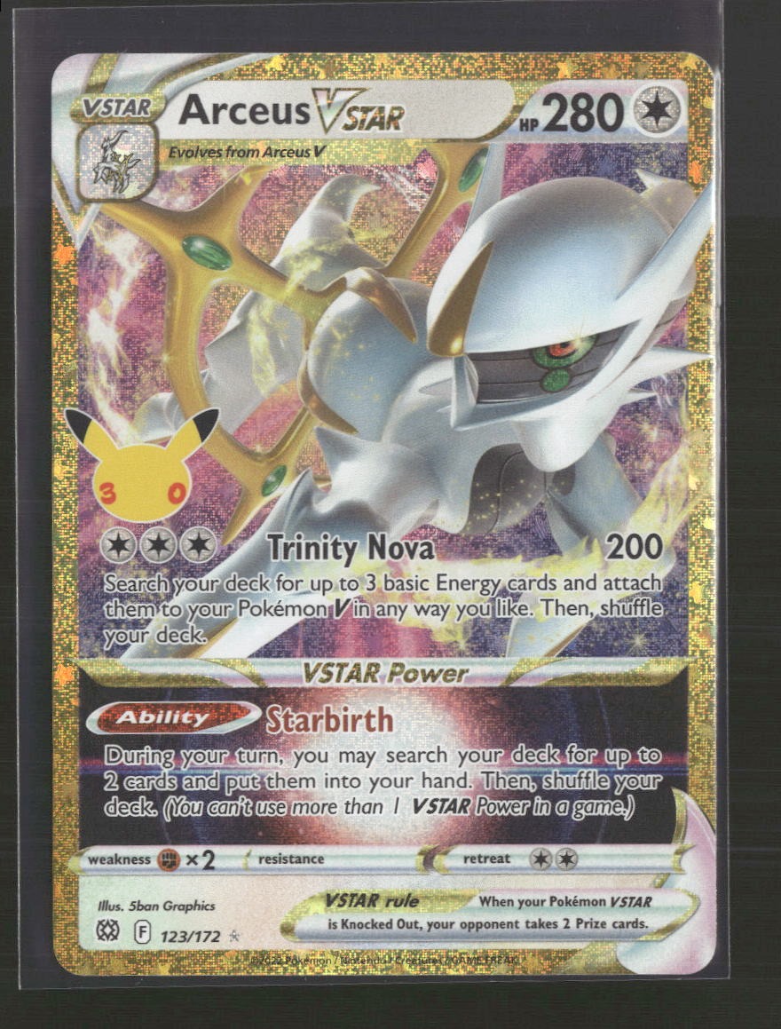 ME: 30th Celebration Classic Collection Arceus VSTAR #123/172