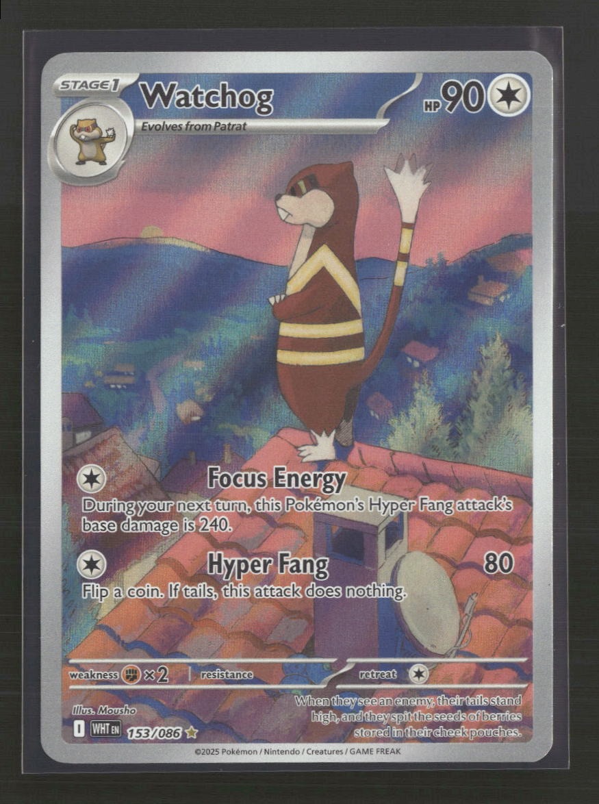 2025 Pokémon Scarlet & Violet - White Flare Watchog #153