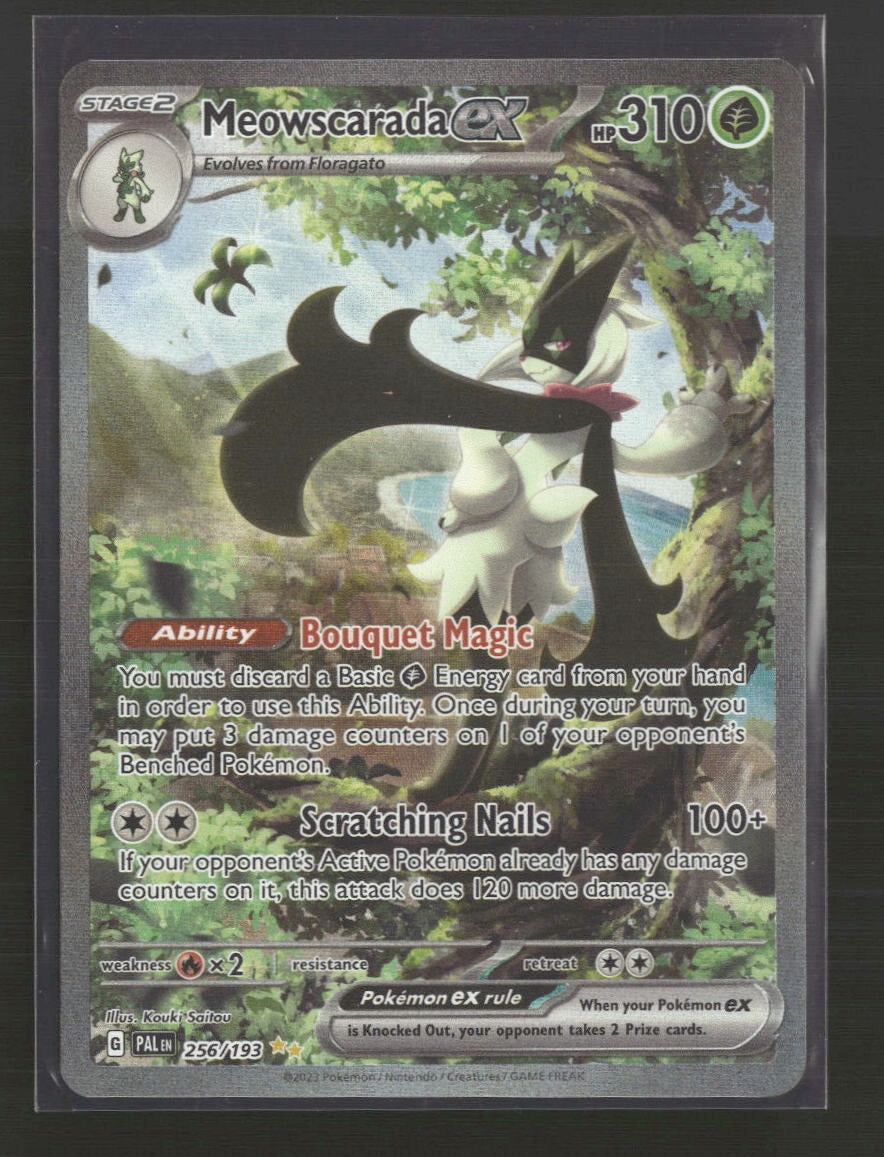 SV02: Paldea Evolved Meowscarada ex #256/193