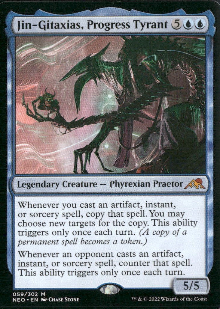 Kamigawa: Neon Dynasty Jin-Gitaxias, Progress Tyrant #59
