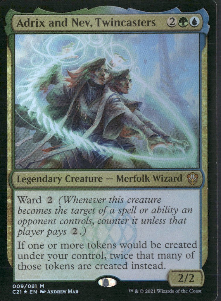 Commander 2021 Adrix and Nev, Twincasters Foil #9