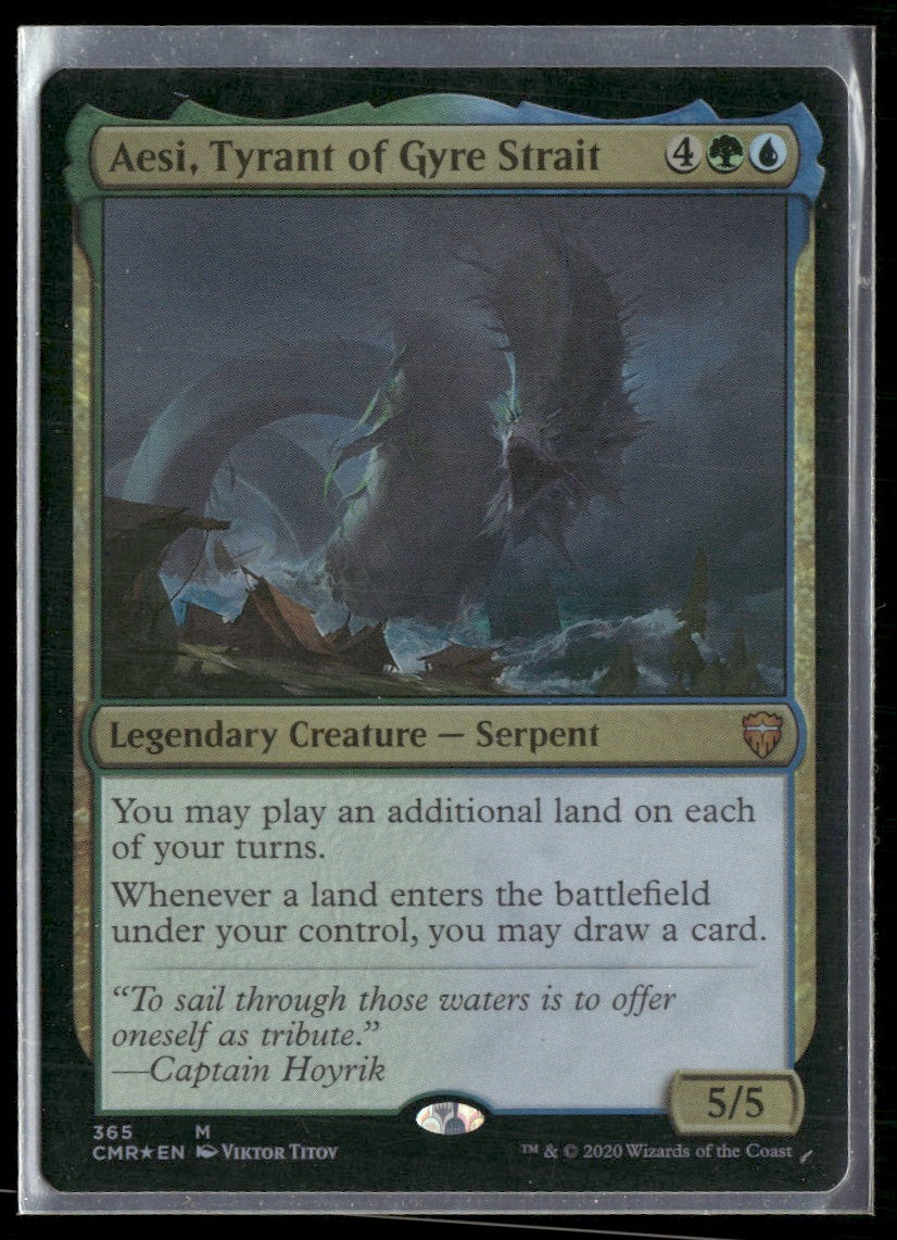 Commander Legends Aesi, Tyrant of Gyre Strait Foil #365