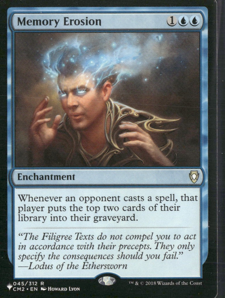 The List Reprints Memory Erosion #45