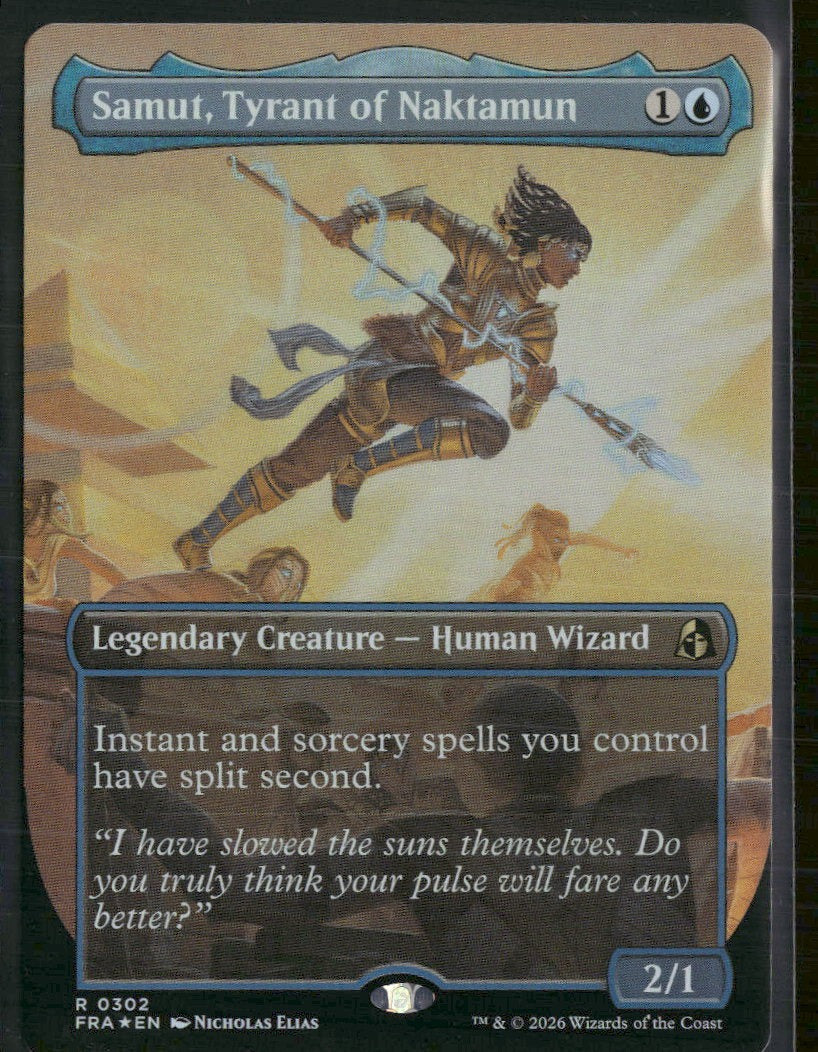Reality Fracture Samut, Tyrant of Naktamun (Borderless) Foil #302