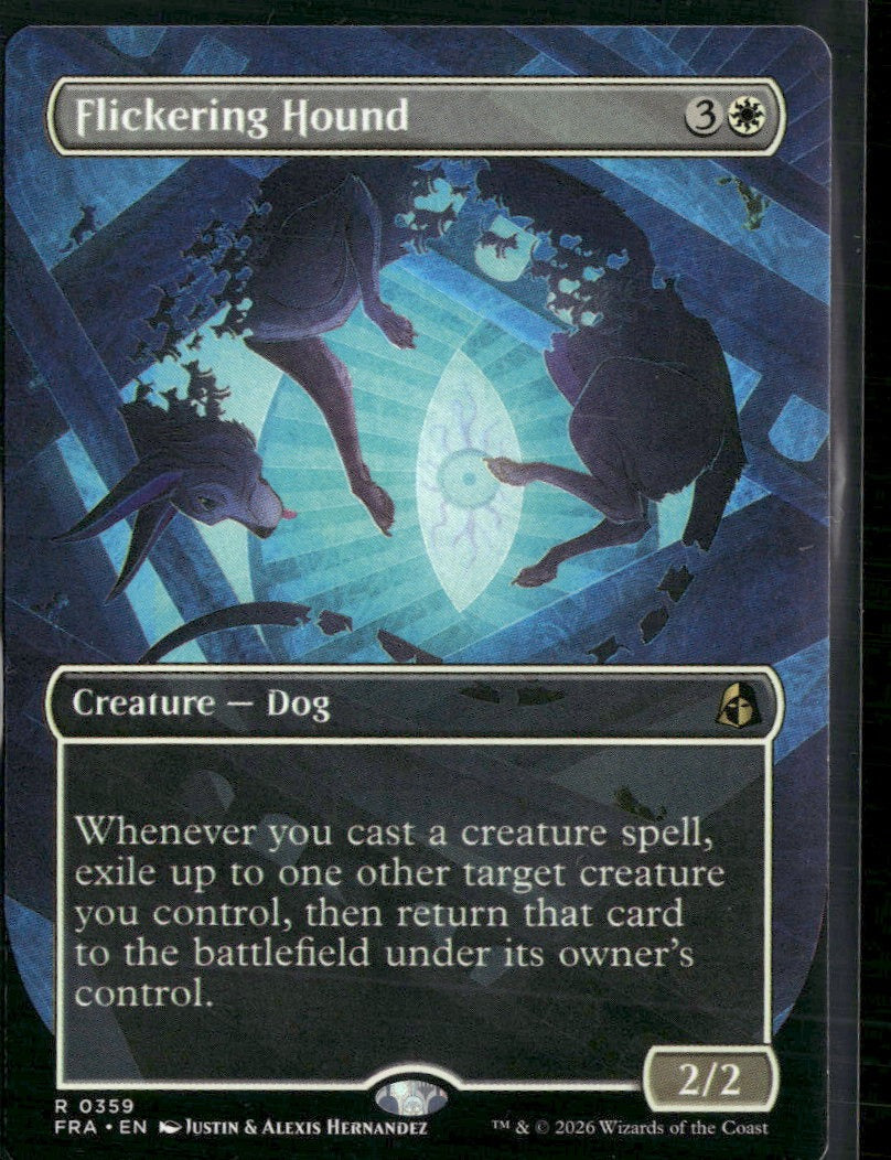 Reality Fracture Flickering Hound (Borderless) #359