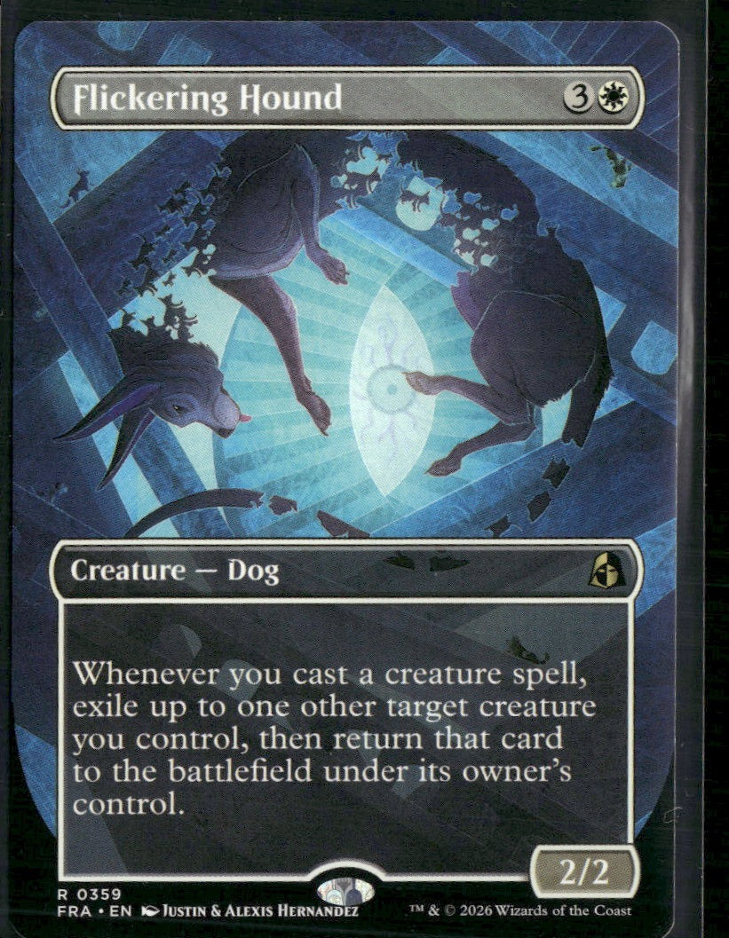 Reality Fracture Flickering Hound (Borderless) #359