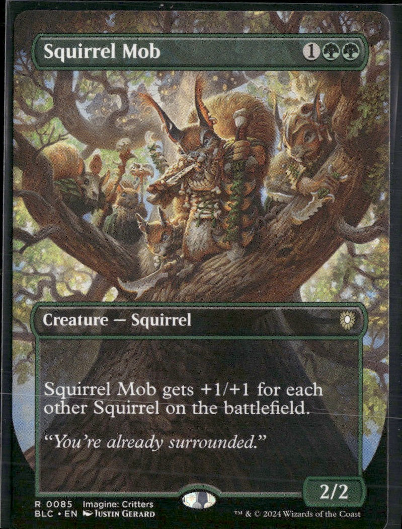 Commander: Bloomburrow Squirrel Mob (Borderless) #85