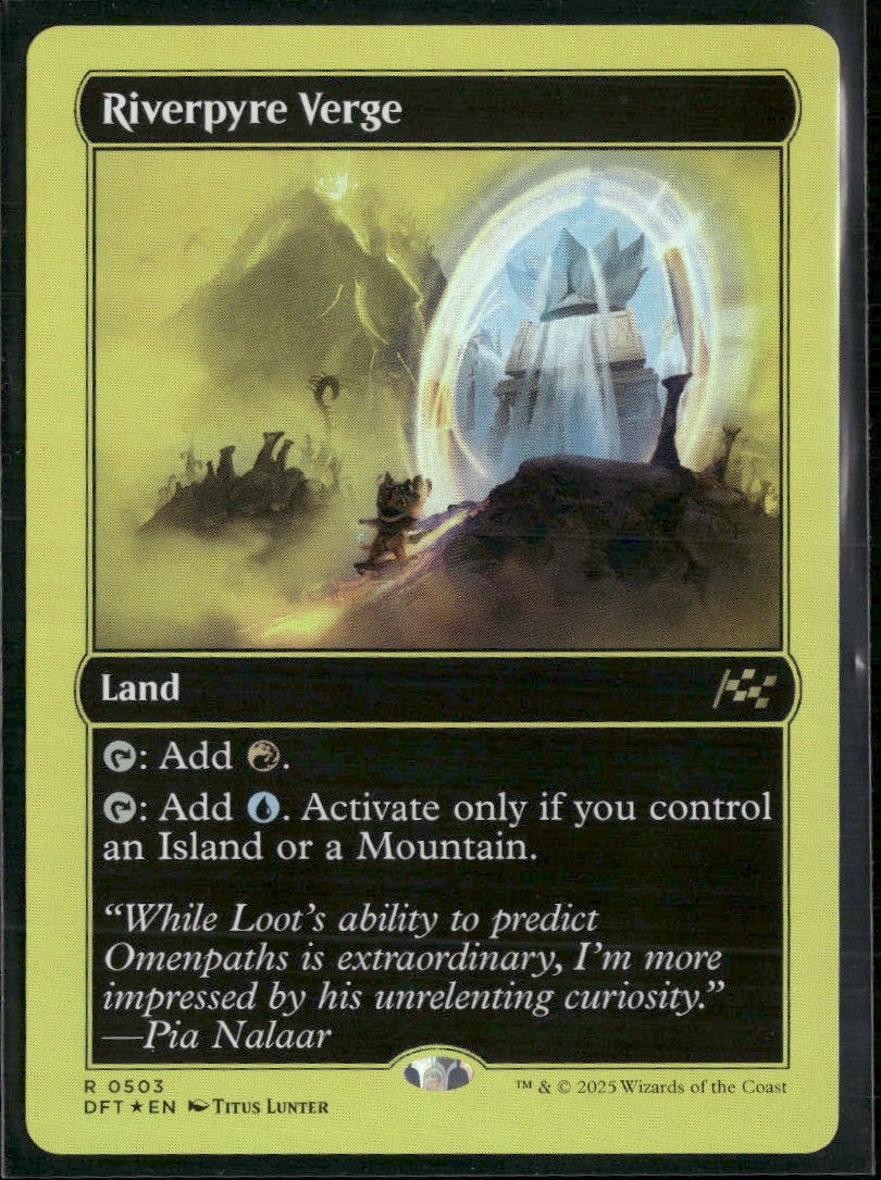 Aetherdrift Riverpyre Verge (First-Place Foil) #503