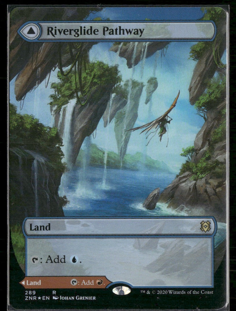 Zendikar Rising Riverglide Pathway (Borderless) #289