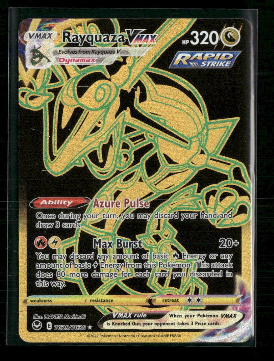SWSH12: Silver Tempest Trainer Gallery Rayquaza VMAX (Secret) #TG29/TG30