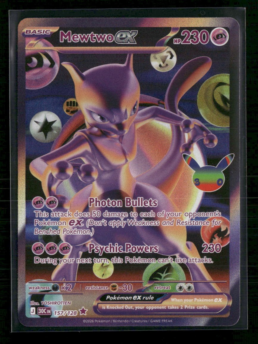 ME: 30th Celebration Mewtwo ex #157/128