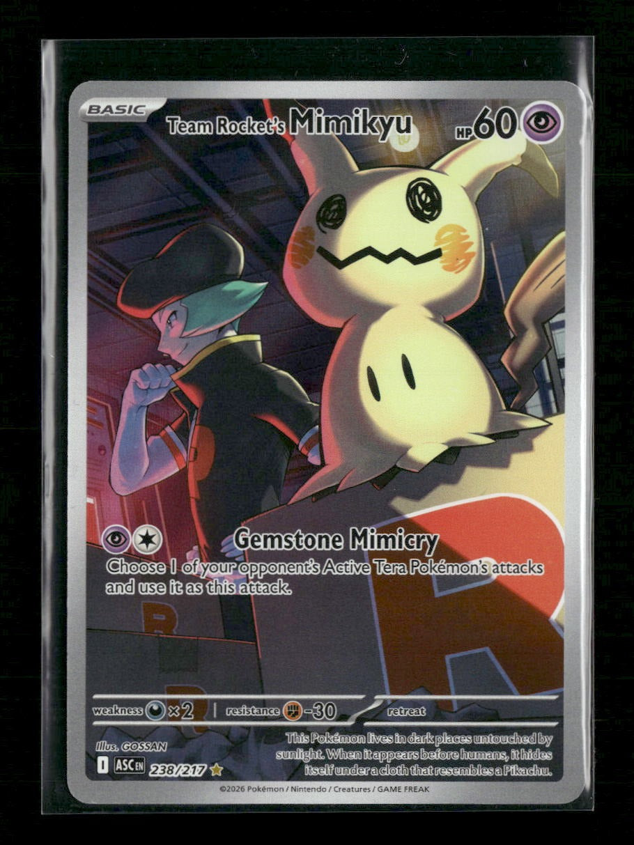 ME: Ascended Heroes Team Rocket's Mimikyu #238/217