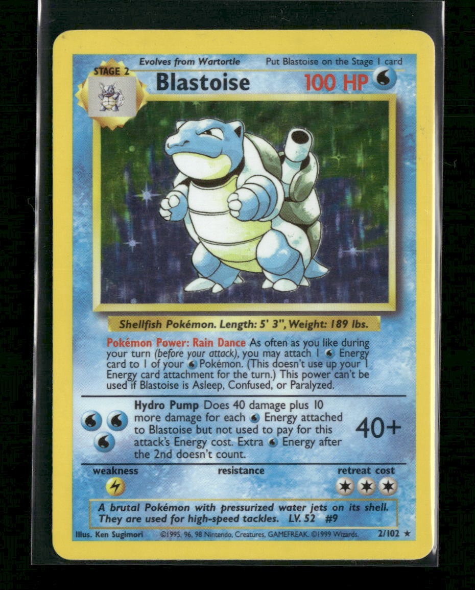 Base Set Blastoise #002/102