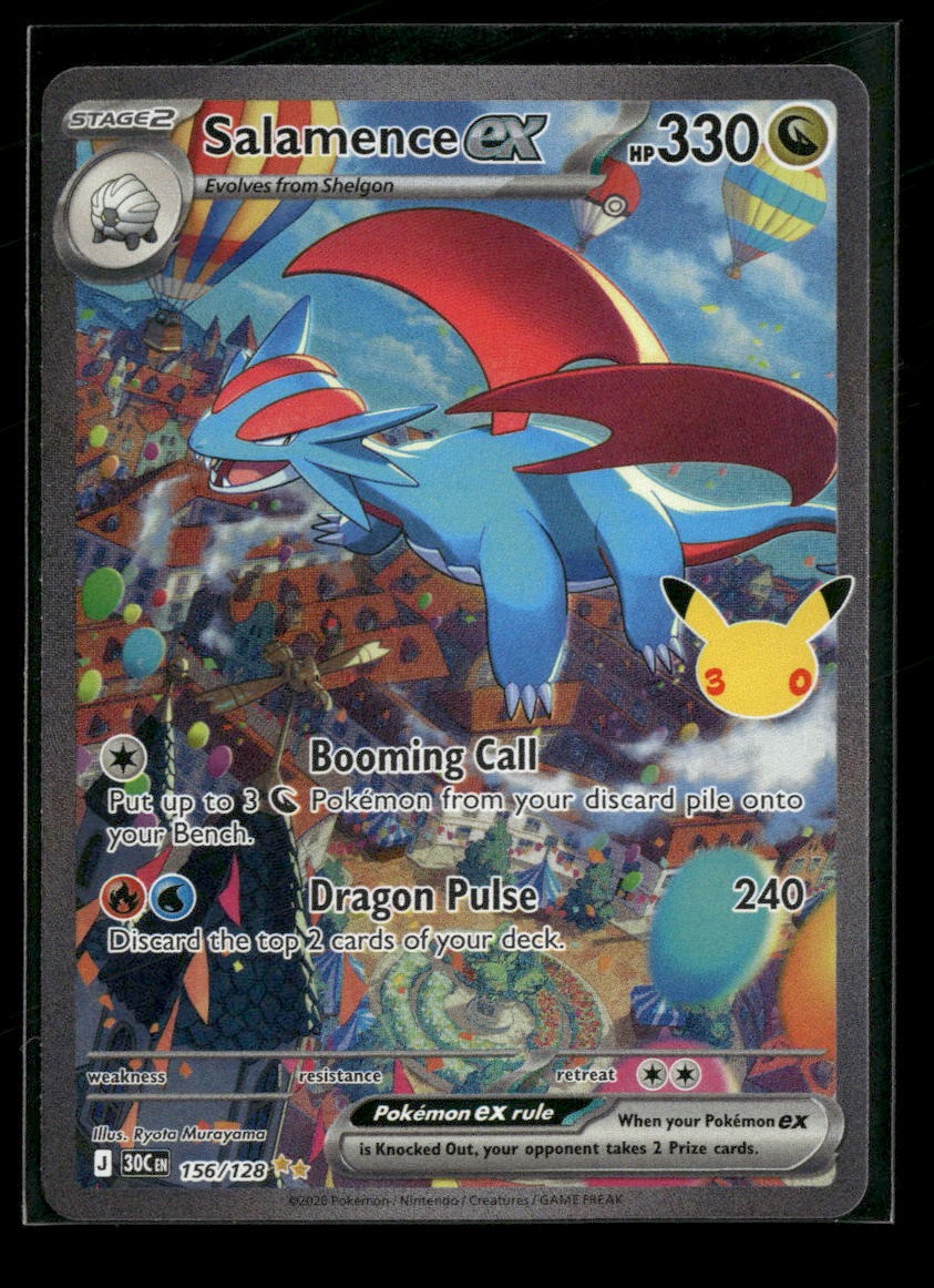ME: 30th Celebration Salamence ex #156/128