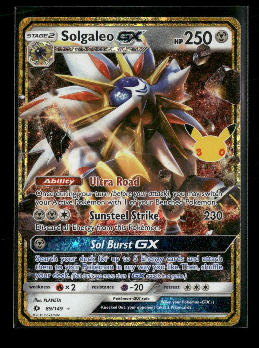 ME: 30th Celebration Classic Collection Solgaleo GX #89/149