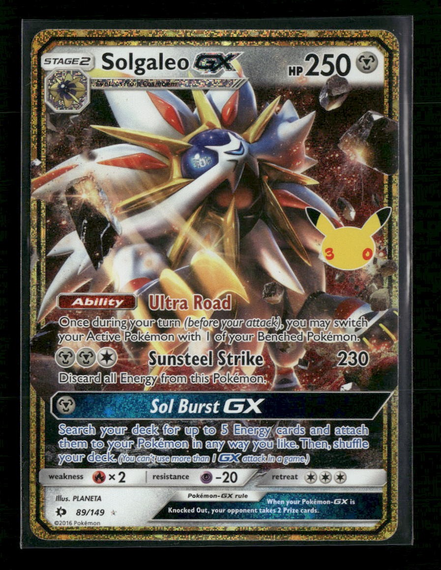 ME: 30th Celebration Classic Collection Solgaleo GX #89/149