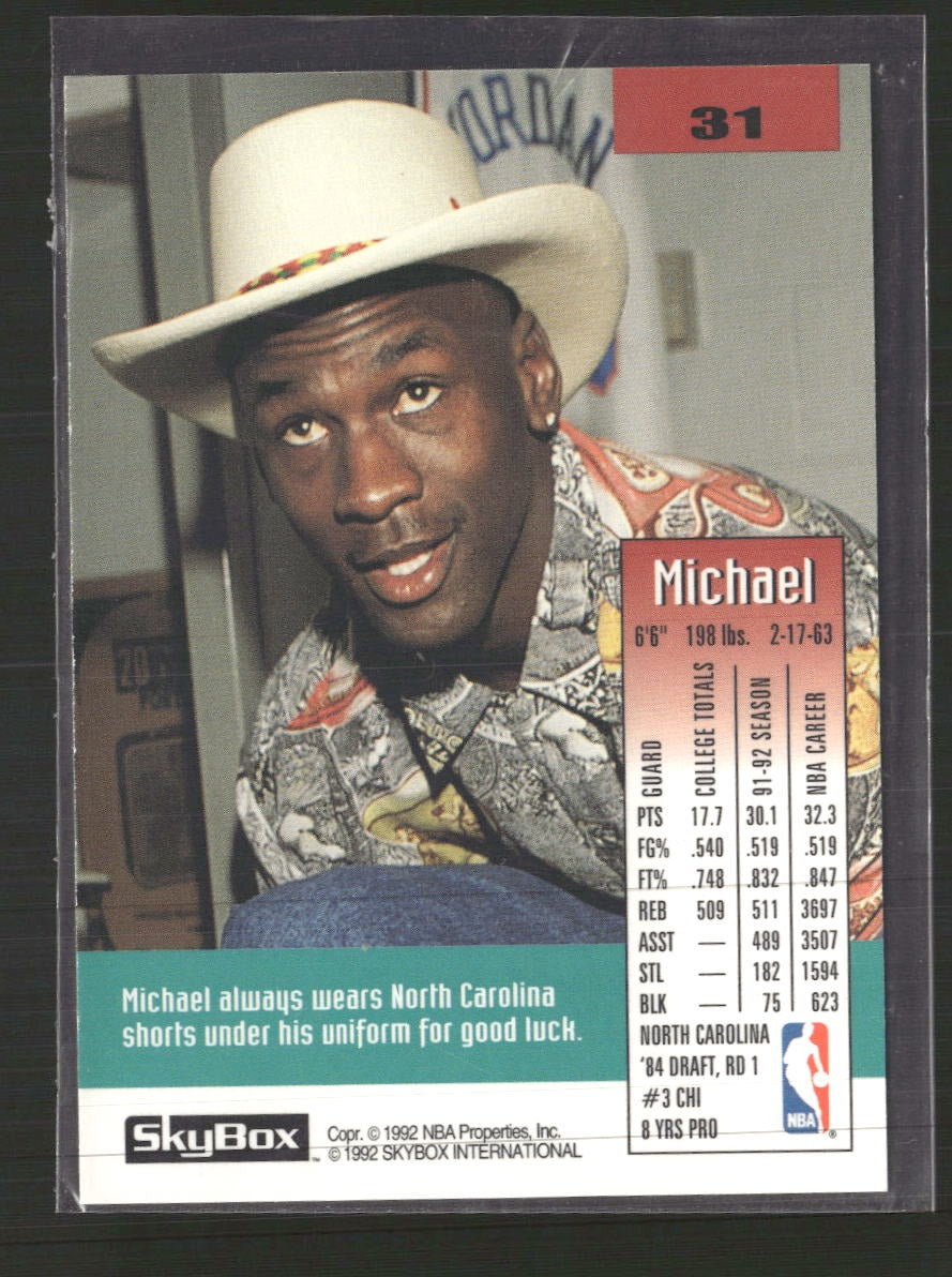 1992-93 SkyBox Michael Jordan #31