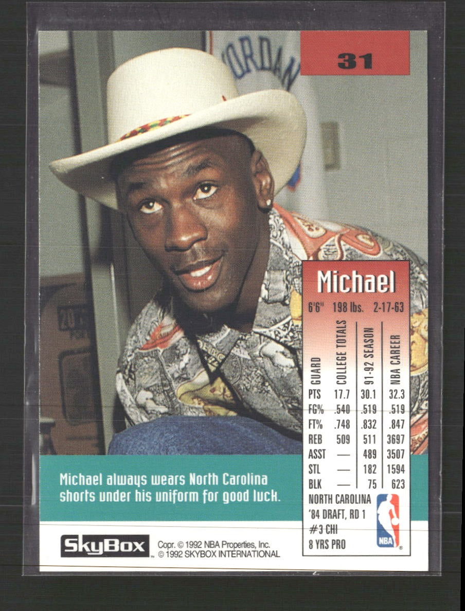 1992-93 SkyBox Michael Jordan #31