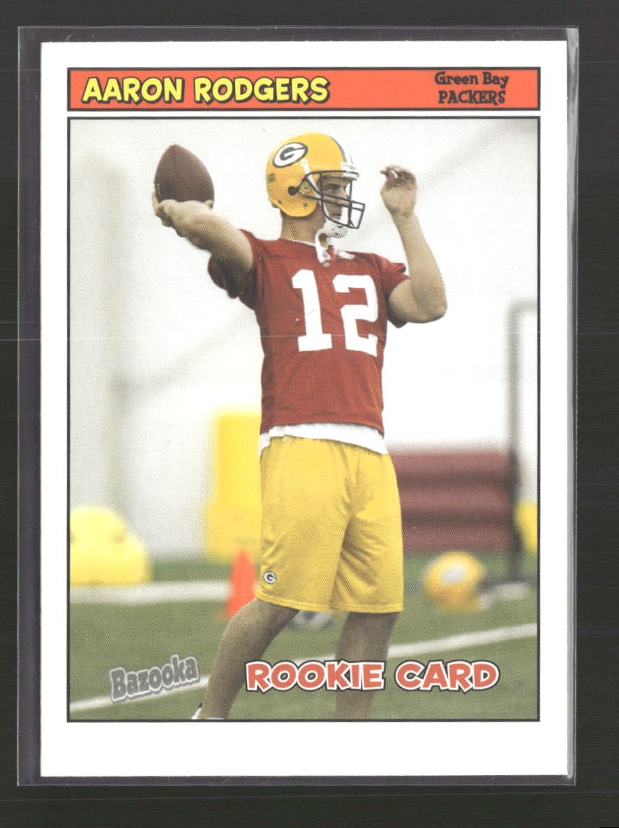 2005 Bazooka Aaron Rodgers RC #190