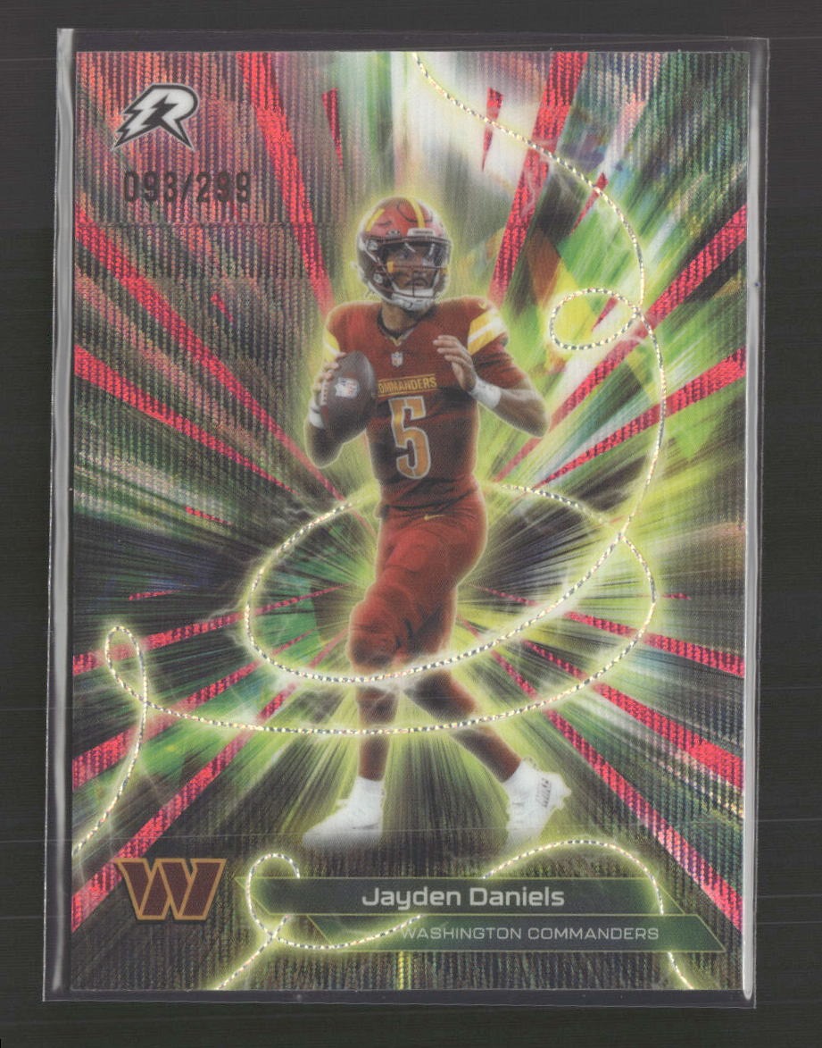 2025 Topps Resurgence Conductors Magenta Refractor Jayden Daniels #/299 #C-16