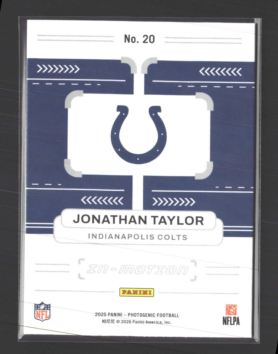 2025 Panini Photogenic In-Motion Jonathan Taylor #20