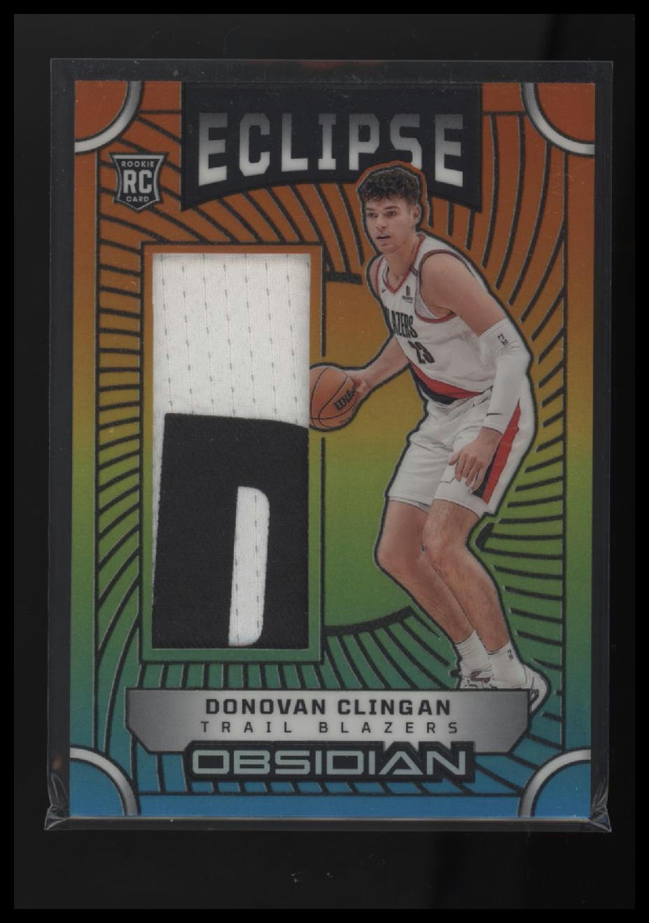 2024-25 Panini Obsidian Electric Etch Hot Springs Donovan Clingan #/15 #EM-DCP