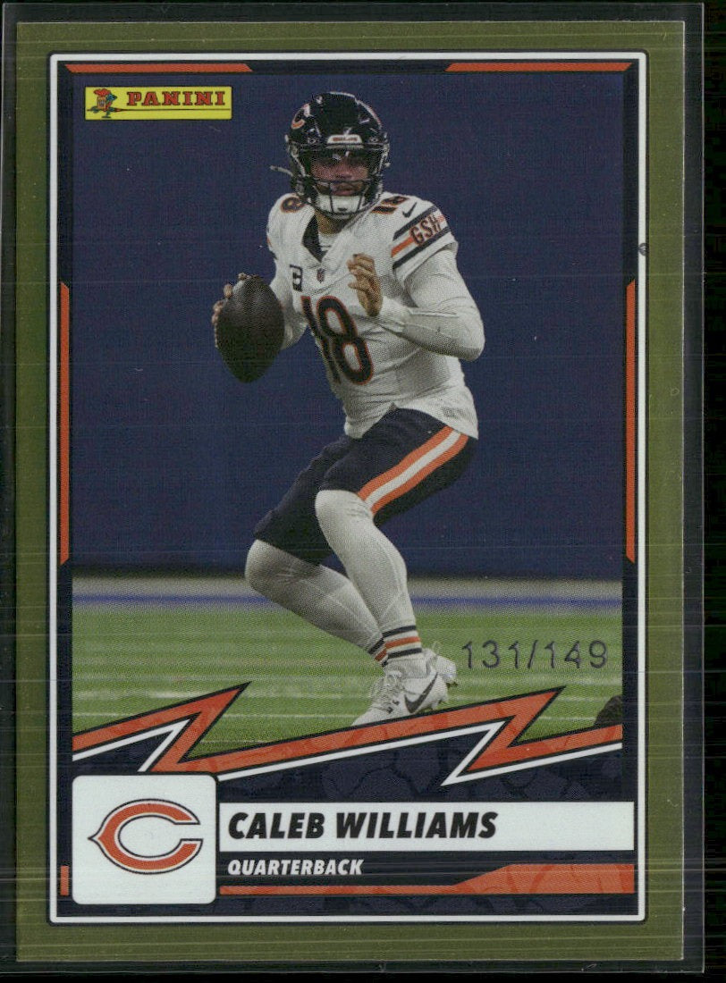 2025 Panini NFL Sticker & Card Collection Cards Yellow Caleb Williams #/149 #5