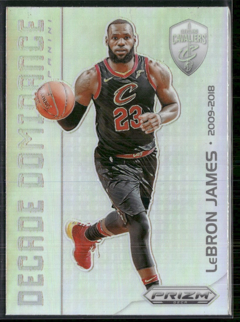 2023-24 Panini Prizm Deca Decade Dominance Prizm Silver LeBron James #7
