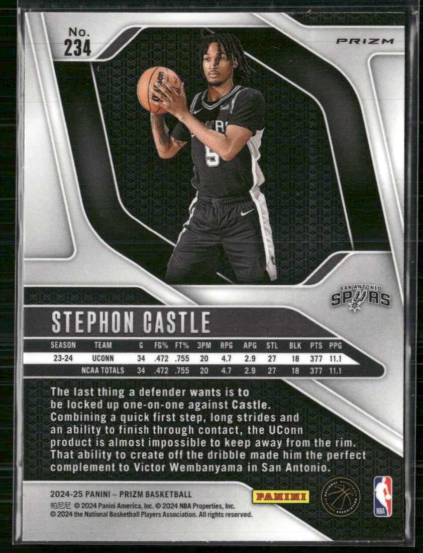 2024-25 Panini Prizm Prizm Green Stephon Castle #234
