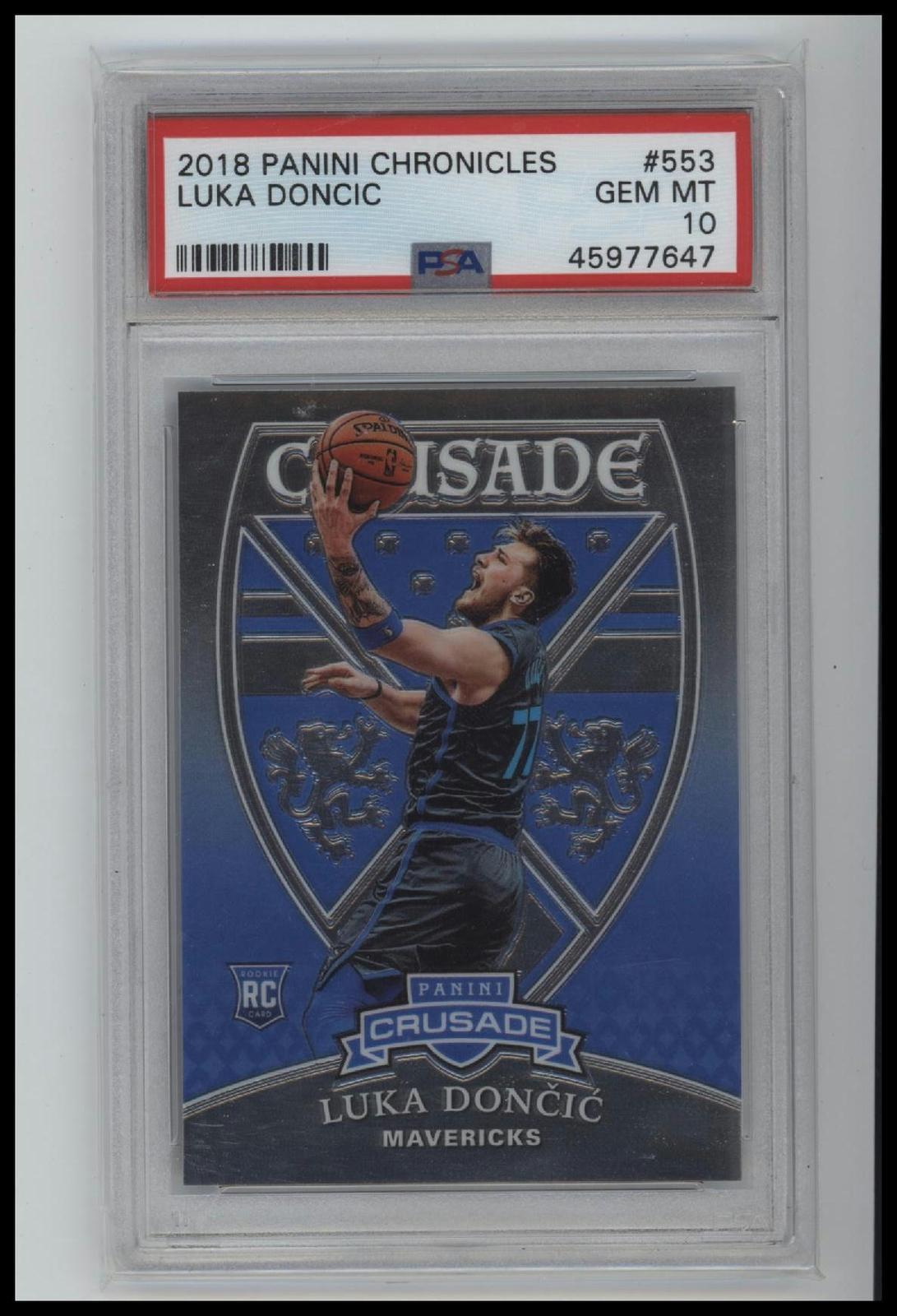 2018 Panini Chronicles Luka Doncic 10 PSA #553