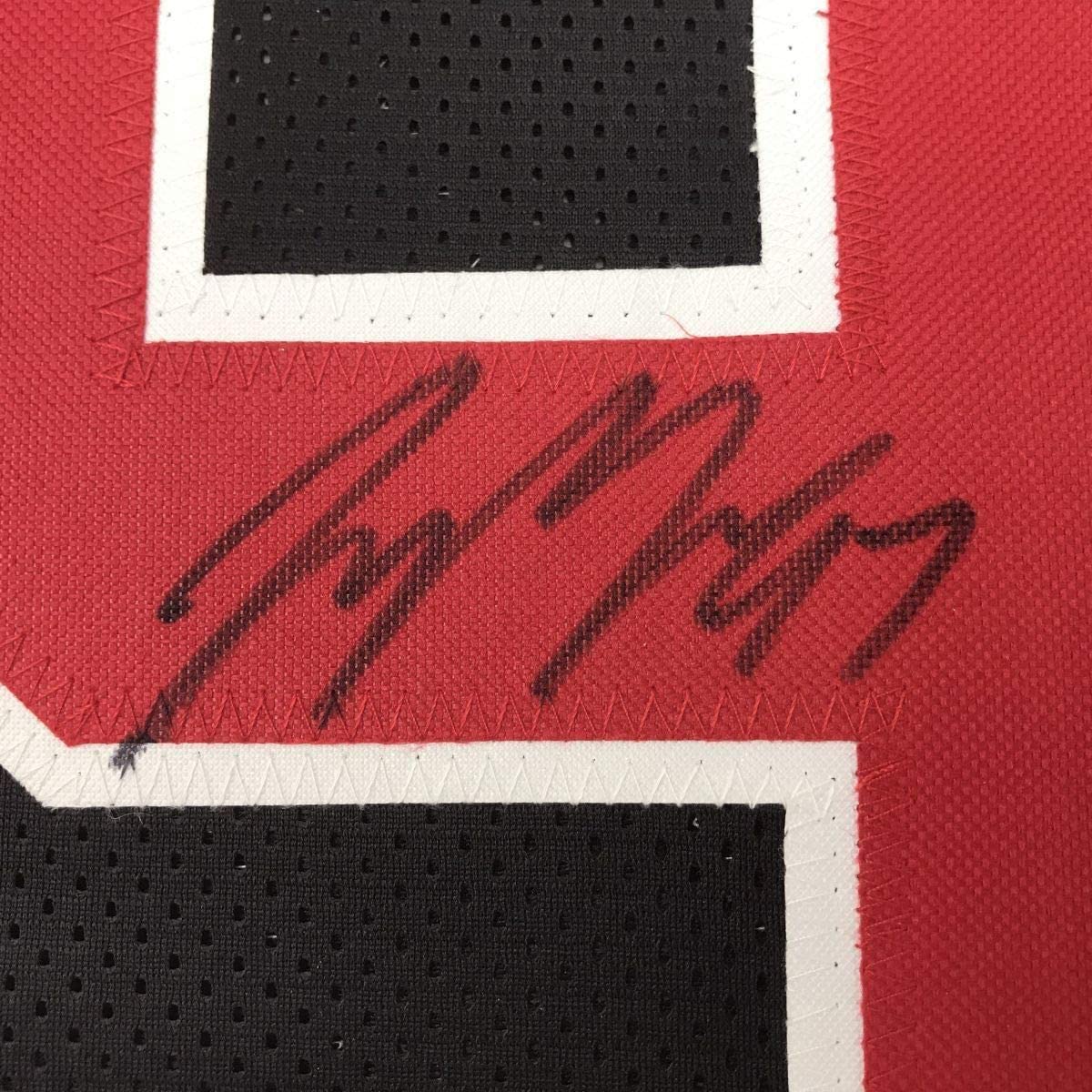 Framed Autographed/Signed Joey Bosa 35x39 Ohio State Black College Football Jersey JSA COA