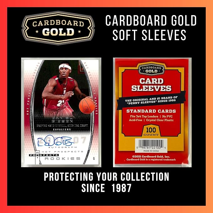 Cardboard Gold Penny Sleeves 100 ct