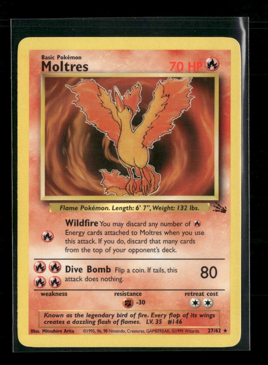 Fossil Moltres (27) #27/62