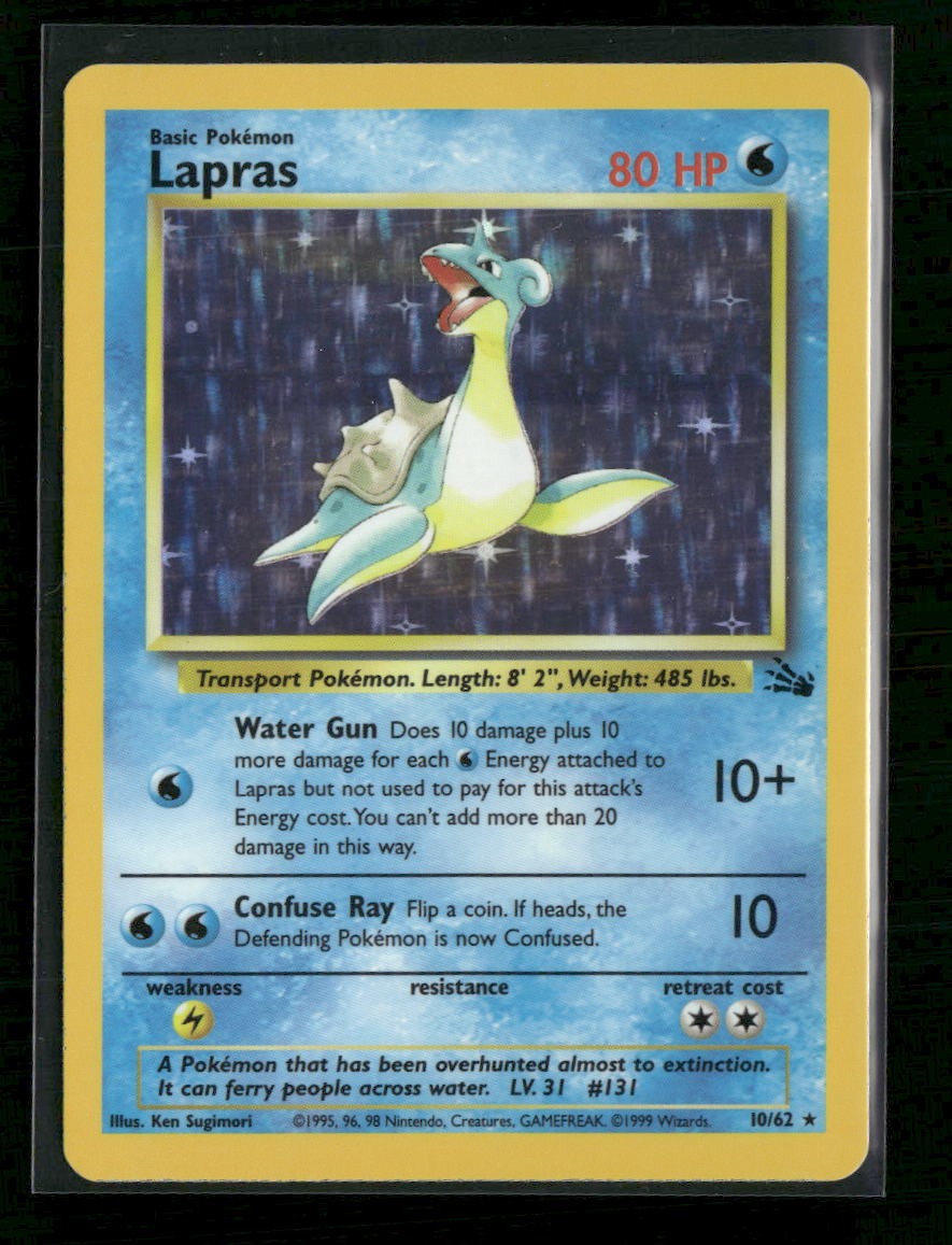 Fossil Lapras (10) #10/62