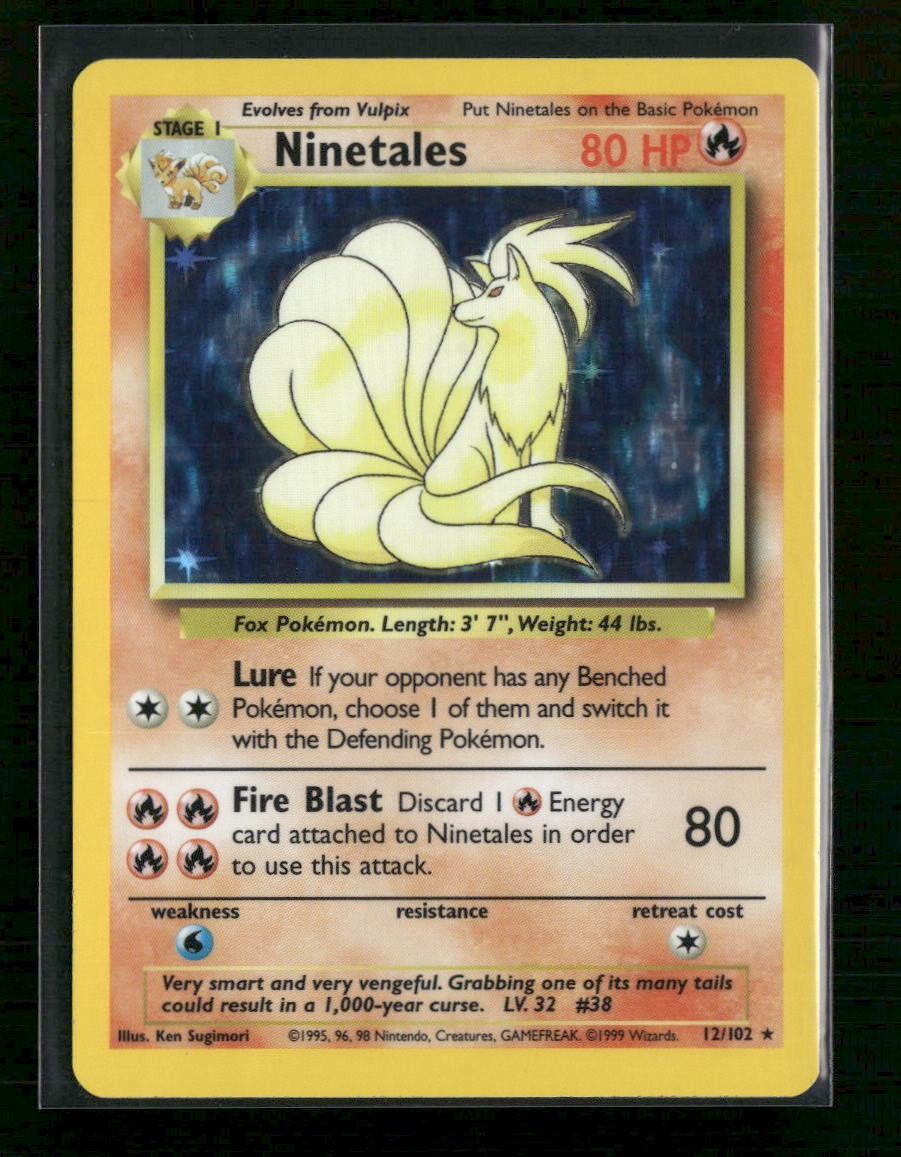 Base Set Ninetales #012/102