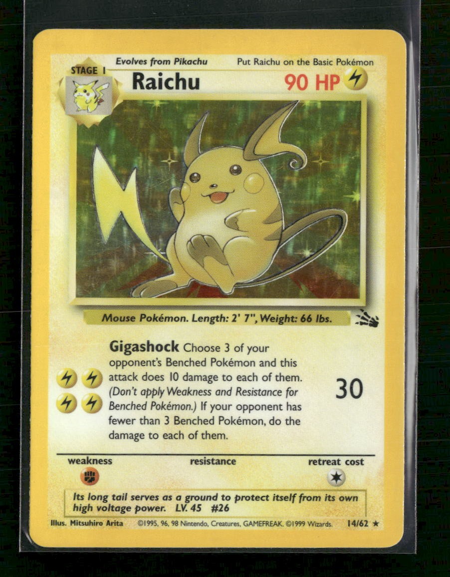 Fossil Raichu (14) #14/62