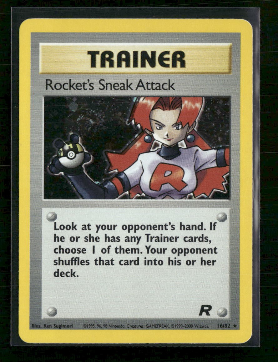 Team Rocket Rocket's Sneak Attack (16) #16/82