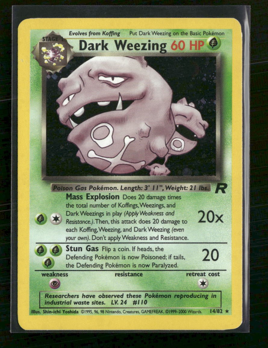 Team Rocket Dark Weezing (14) #14/82