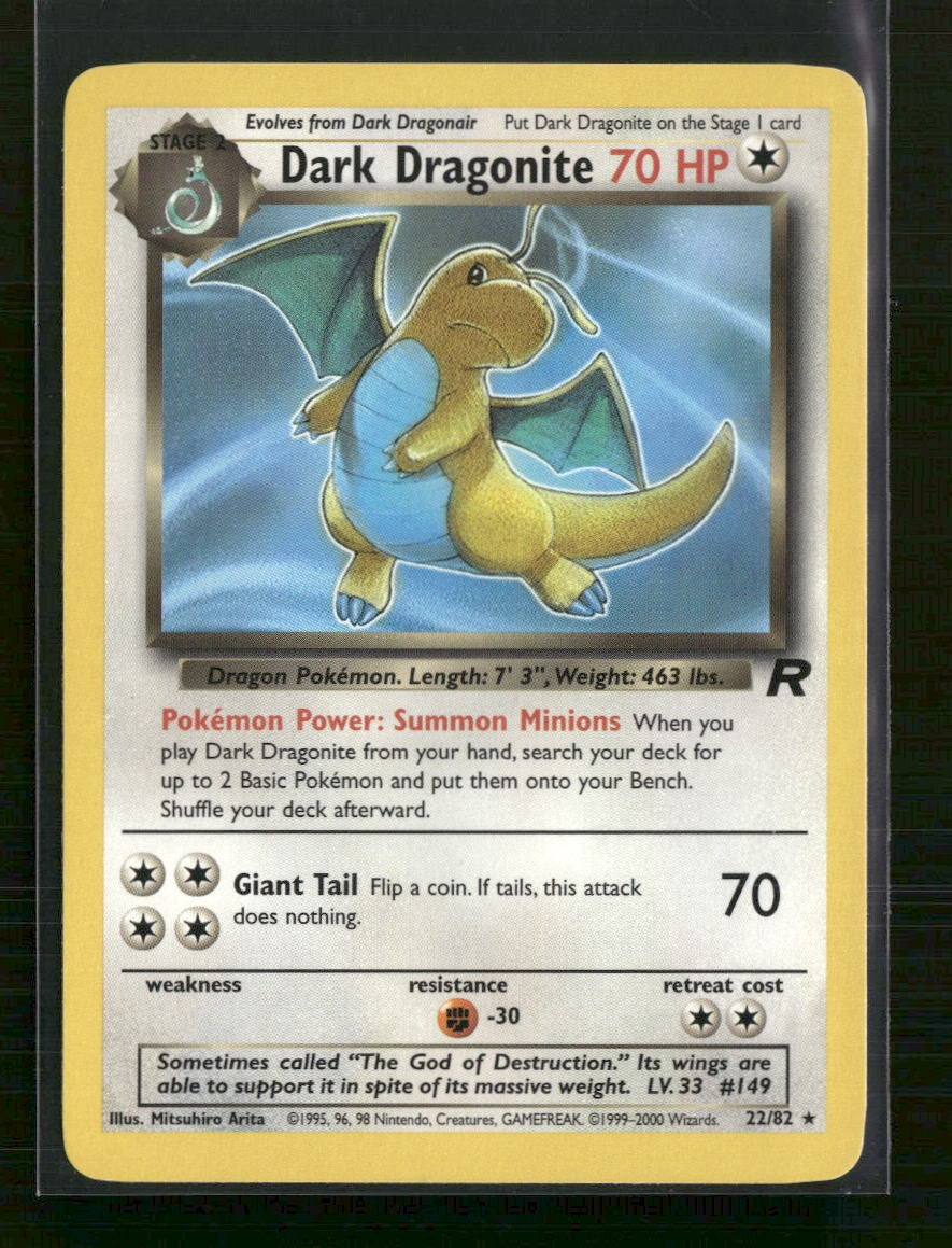 Team Rocket Dark Dragonite (22) #22/82