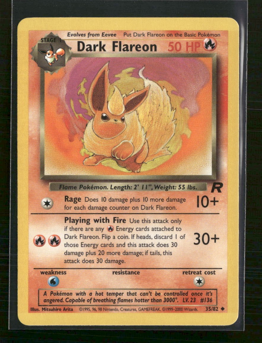 Team Rocket Dark Flareon #35/82