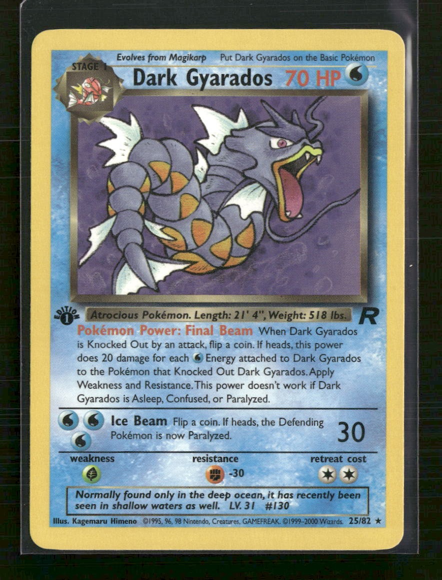 Team Rocket Dark Gyarados (25) #25/82